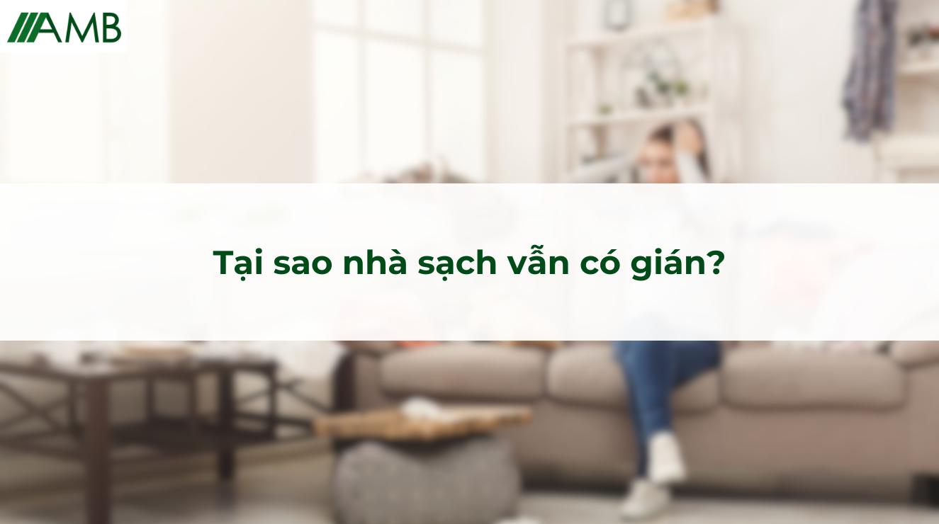 Tại sao nhà sạch vẫn có gián