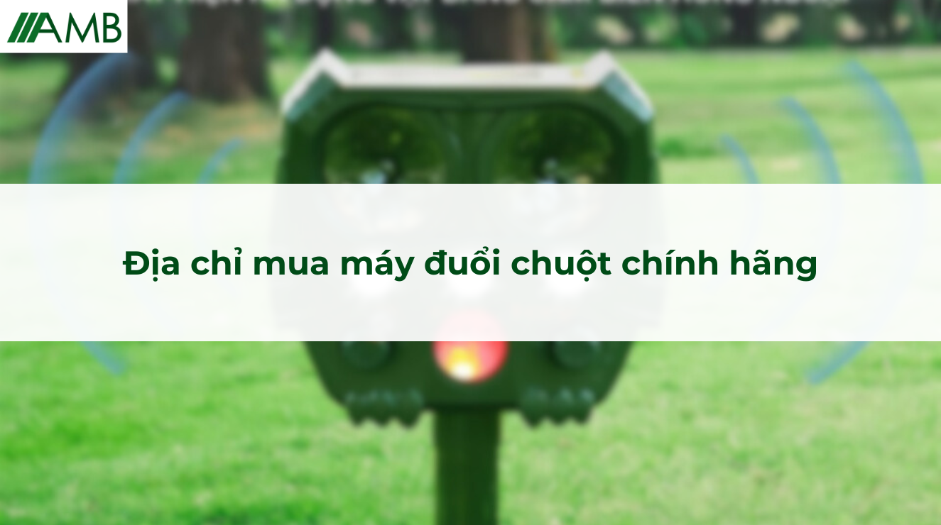 Địa chỉ mua máy đuổi chuột chính hãng