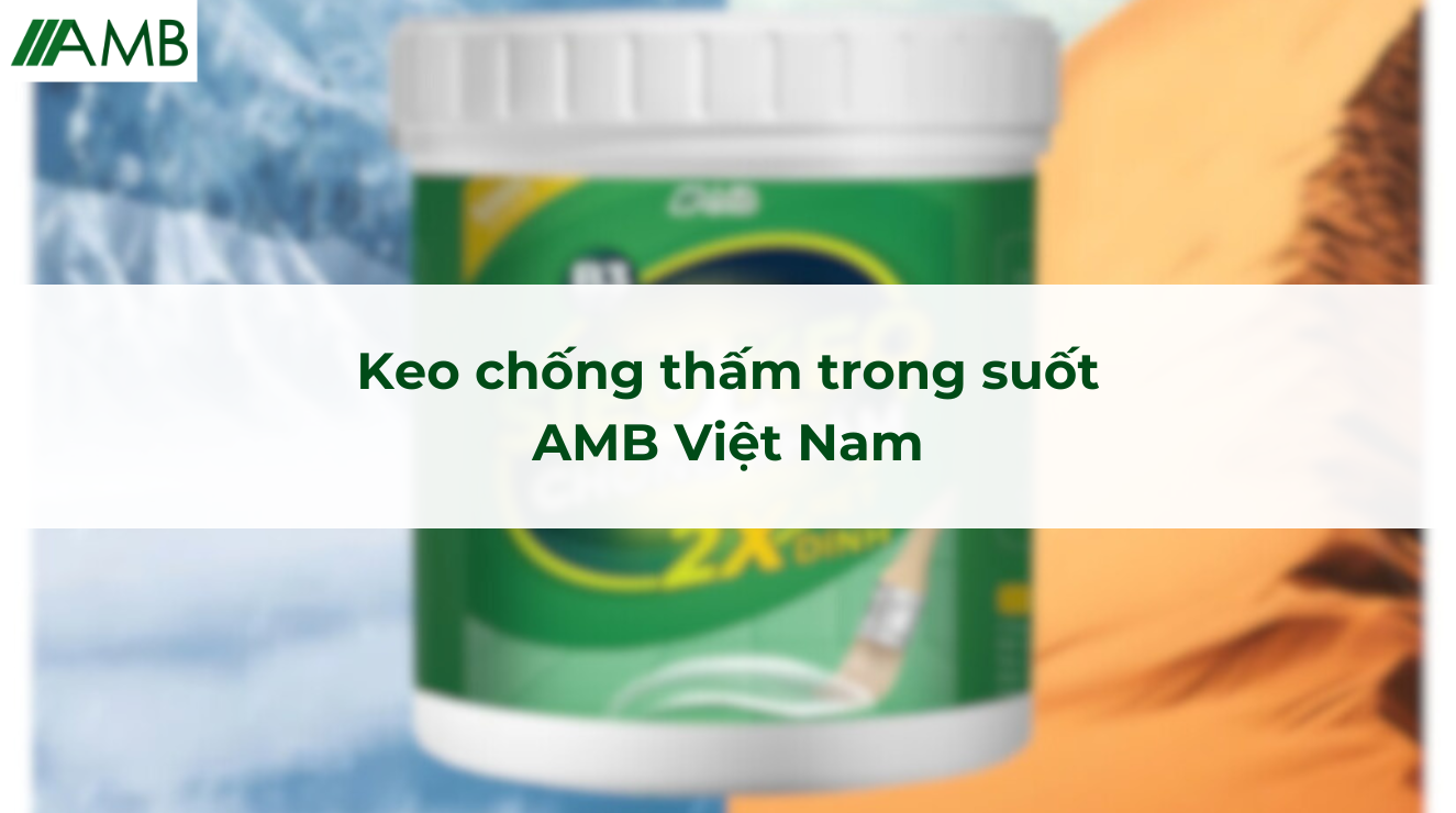 Keo chống thấm trong suốt AMB Việt Nam