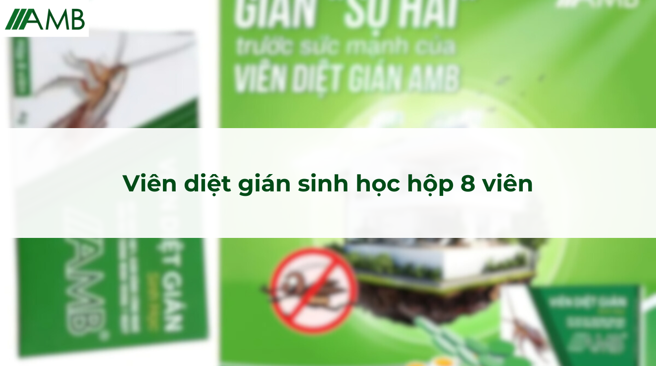 Viên diệt gián sinh học hộp 8 viên