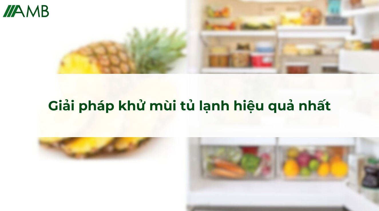 Giải pháp khử mùi tủ lạnh hiệu quả nhất