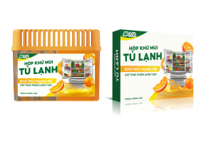 Hộp khử mùi tủ lạnh AMB tinh dầu cam tự nhiên