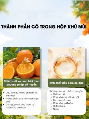 Thành phần có trong hộp khử mùi tủ lạnh